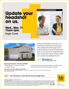 Update your headshot on us.