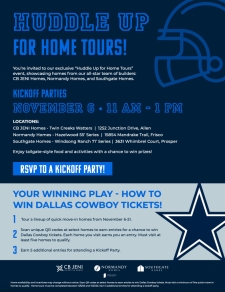 Win Dallas Cowboys Tickets By Touring Homes Ready Now