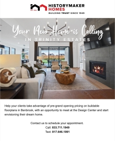 Your Clients&rsquo; New Home is Waiting in Trinity Estates
