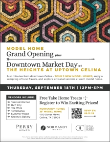 You’re Invited: The Heights at Uptown Celina Grand Opening!