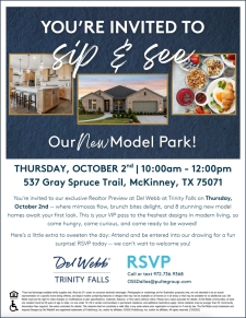 You're Invited to Sip and See Trinity Falls