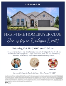 You’re invited to a First-Time Buyer event!