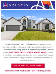 Explore the ART Collection Homes Available Now!
