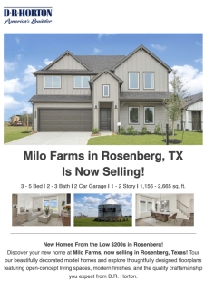 Milo Farms Model Home Now Open 🏡