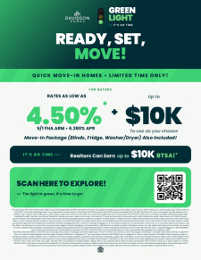 Buyers Get a 4.5% Rate* + $10K! You Get $10K BTSA!
