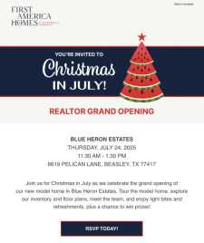 Grand Opening at Blue Heron Estates