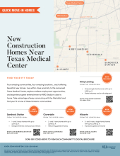 New Homes Available Near Texas Medical Center