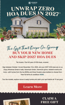 🎁 Give Your Buyers a Year of Zero HOA Dues