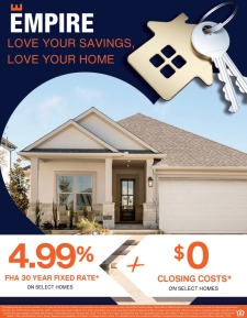 4.99% Fixed rate AND 0 Closing Costs for a Limited Time*