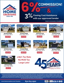 6% Commission! And 3% towards closing costs with our preferred lender!