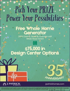 $75,000 at Design Center OR Free Generator