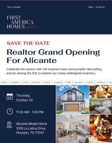 Celebrate Fall with a Realtor Grand Opening at Alicante