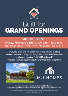 Check Out Our Newest Models During Our Exclusive Agent Event!