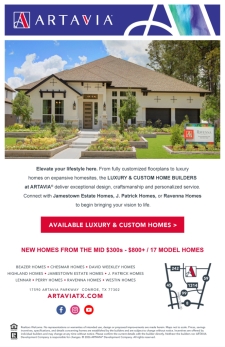 Discover ARTAVIA&rsquo;s Luxury & Custom Builders