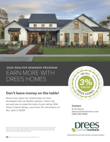 Earn More with Drees Custom Homes