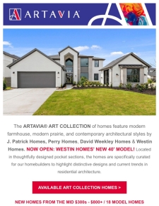 Explore the ART Collection Homes Available Now!