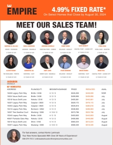 Familiar Faces, 4.99% & up to 5% for Agents
