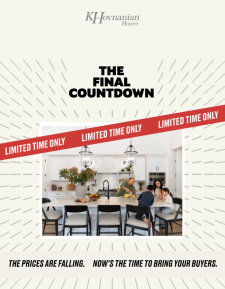 Final Countdown: New Lower Prices + 5% Commission