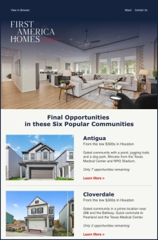 Final Opportunities in these Six Popular Communities