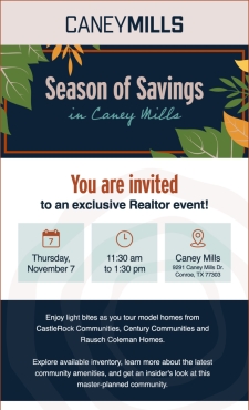 Here's Your Exclusive Invitation to Check Out Savings in Caney Mills