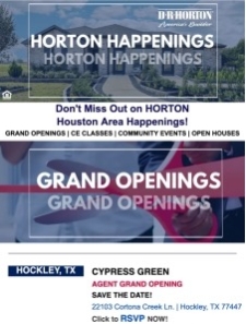 Horton's Houston Happenings Just for You!