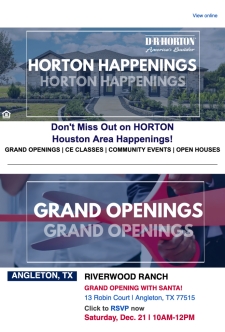 Horton's Houston Happenings Just for You!