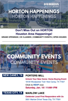 Horton's Houston Happenings Just for You!