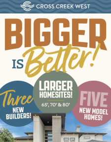 Just Released: New Builders + Larger Homesites in Fulshear!
