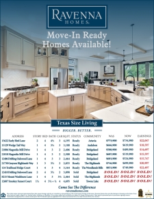 Luxury Homes Available Today!