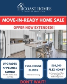 Move-In Ready Home Sale Now Extended!