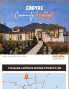 New Homes for Sale in Magnolia, TX