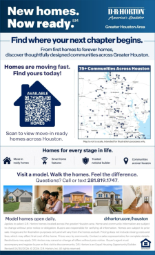 New Homes. Now Ready. Learn MORE!