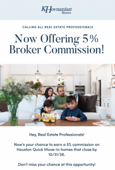 Now Offering 5% Broker Commission!