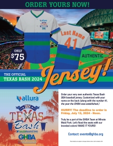 Order your 2024 Texas Bash Jersey Today!