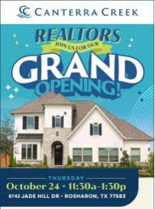 Visit Canterra Creek for an Exclusive Realtor Grand Opening