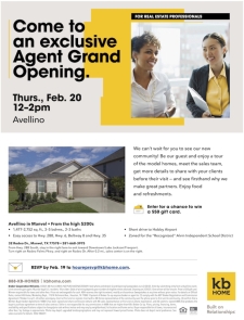 You're Invited to an Exclusive Agent Grand Opening at Avellino!