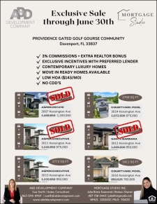 Contemporary Luxury, Golf course living and Realtor Bonuses at Providence!!