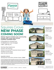 Squires Grove NEW PHASE COMING SOON!