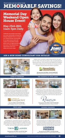 Memorial Day Weekend Open House Event!