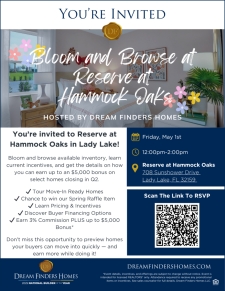 🌷 Bloom & Browse with Us This Spring at Dream Finders Homes