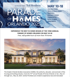 72nd Annual Parade of Homes Orlando Begins Saturday