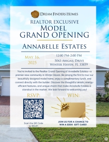 Be First to Tour Our New Model Home – Realtor Exclusive Preview!