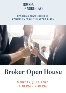 Don't Miss Townes at Northlake Broker Open House!