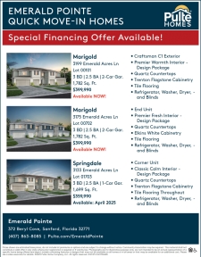 Emerald Pointe & Skylar Crest Quick Move-In Homes!