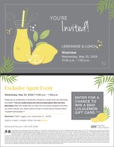 Exclusive Agent Event at Westview 5/20