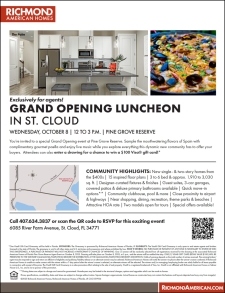 Grand Opening Luncheon in Pine Grove Reserve - Exclusively for Agents!