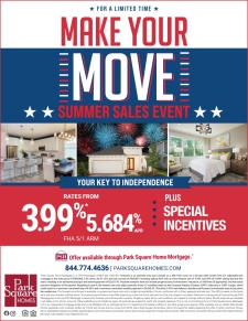 Park Square Homes Summer Sales Event is On!