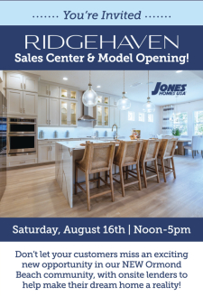 Ridgehaven Model Opening! Sat 8/16, 12-5pm
