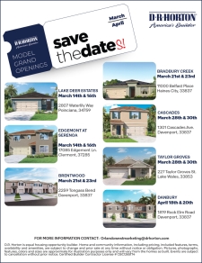 Save The Dates on our Model Grand Opening Events!
