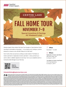 You're Invited: A Festive Fall Tour of Our Model Homes Nov 7–9